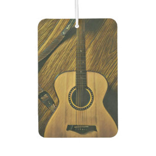Gifts for a musician guitarist car air freshener