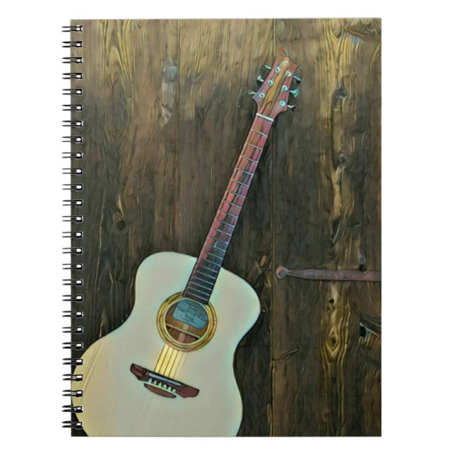 Gifts for a musician guitarist notebook (Front)