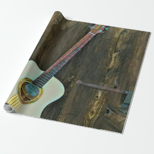 Gifts for a musician guitarist wrapping paper