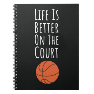 Gifts For Basketball Players Team Sports Fan Notebook