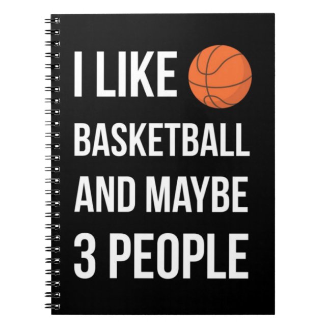 Gifts For Bball Players Sports Basketball Team Notebook (Front)