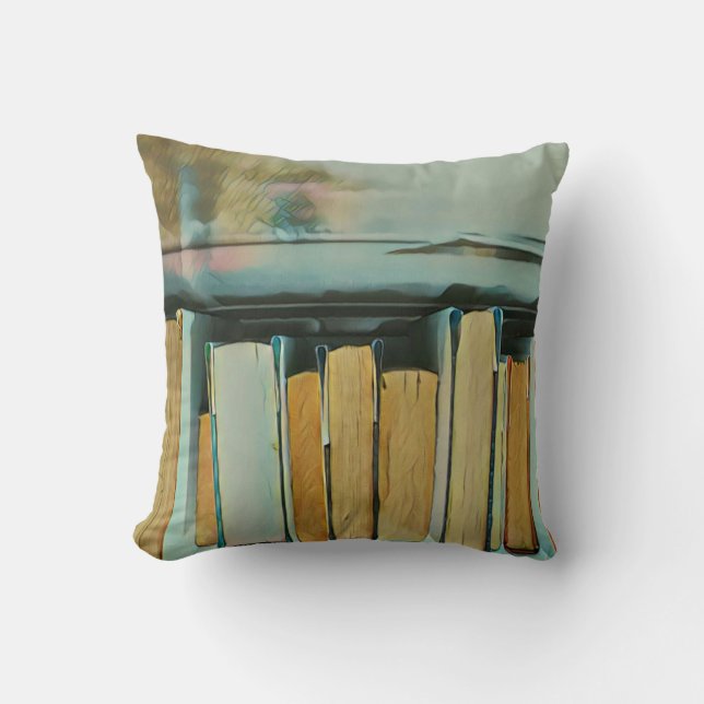 Gifts for book lovers cushion (Front)