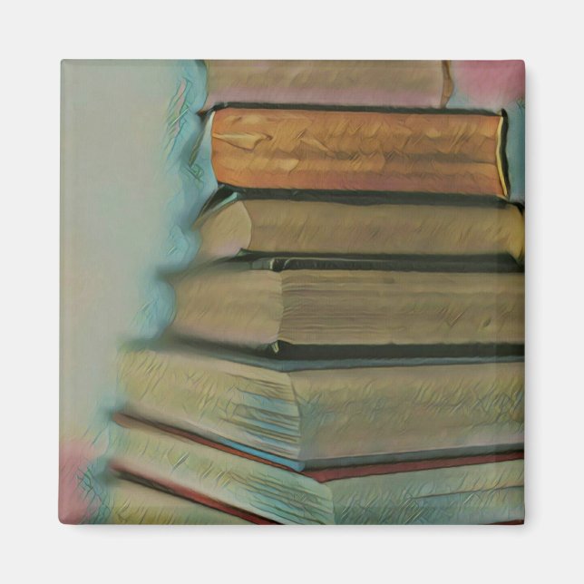 Gifts for book lovers magnet (Front)
