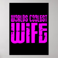 Gifts for Cool Wives : Pink Worlds Coolest Wife