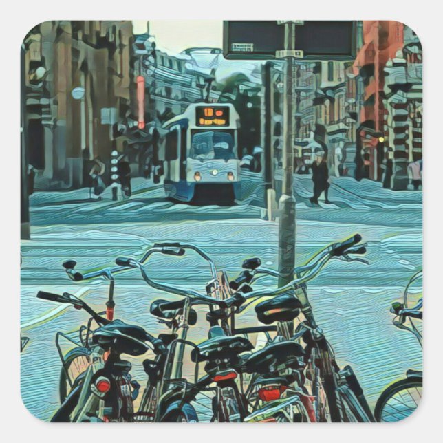 Gifts for cyclists 2022 square sticker (Front)