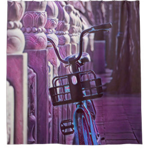 Gifts for cyclists shower curtain