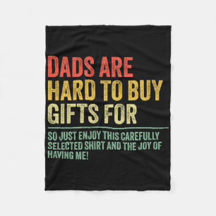 Gifts For Dads Who Are Hard To Buy For Funny Dad F Fleece Blanket