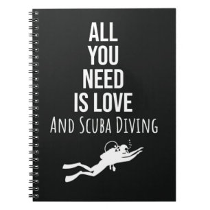 Gifts For Divers Scuba Diving Snorkelling Sport Notebook