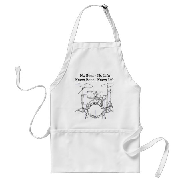 Gifts for Drummers, Musicians, and Dancers Standard Apron (Front)