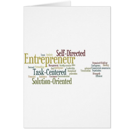 Gifts For Entrepreneurs Card