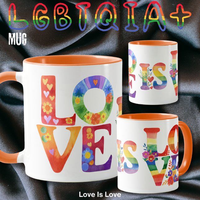 Gifts for Gay Trans LGBTQIA Couples Personalised Mug (Creator Uploaded)