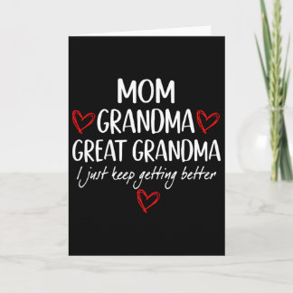 Gifts For Grandma From Grandkids Mom Grandma Great Card