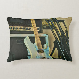 Gifts for guitar lovers decorative cushion