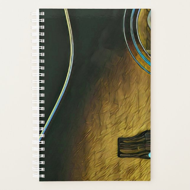Gifts for guitar lovers planner (Front)