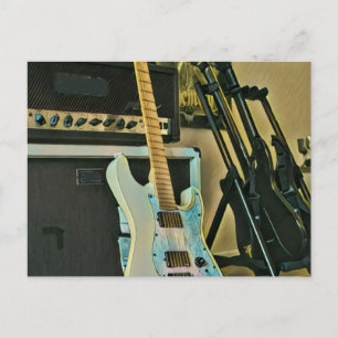 Gifts for guitar lovers postcard