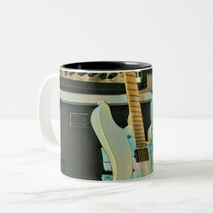 Gifts for guitar lovers Two-Tone coffee mug