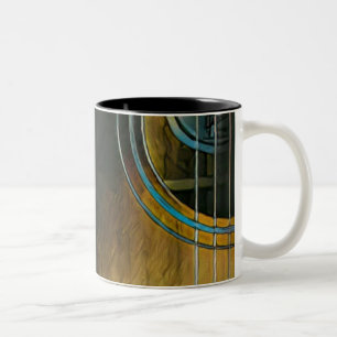 Gifts for guitar lovers Two-Tone coffee mug