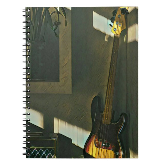 Gifts for guitar players notebook (Front)