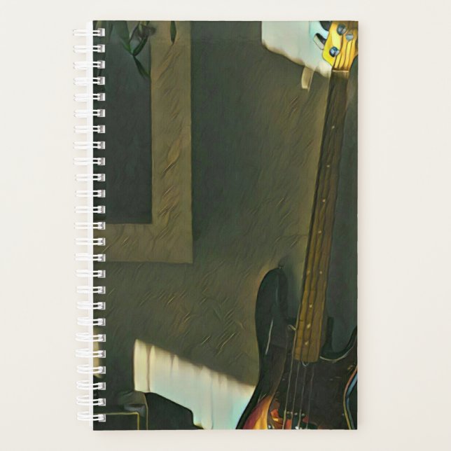 Gifts for guitar players planner (Front)
