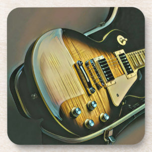 Gifts for guitarist coaster