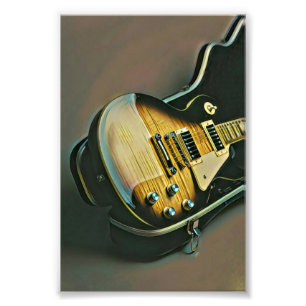 Gifts for guitarist photo print