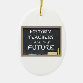 GIFTS FOR HISTORY TEACHERS CERAMIC TREE DECORATION