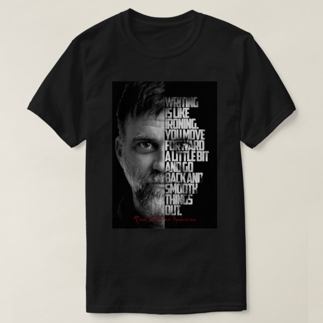 Gifts For Men Black And White Paul Thomas Anderson T-Shirt (Design Front)
