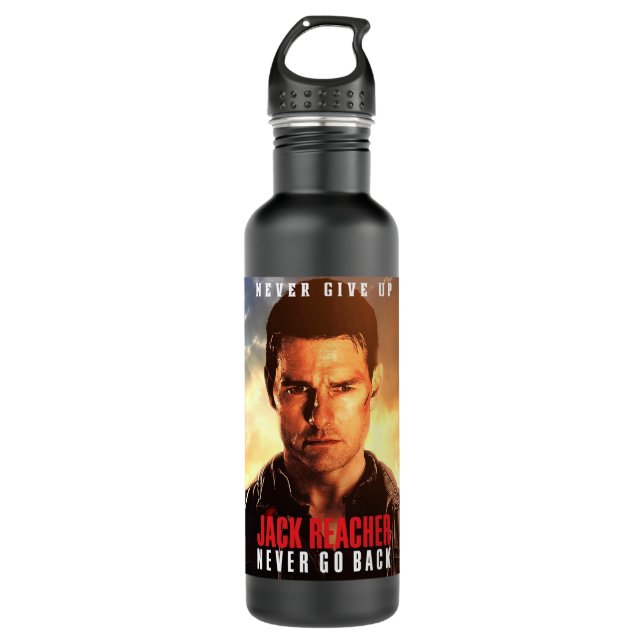 Gifts For Men Jack Reacher  Video Movie Tv Series  710 Ml Water Bottle (Front)