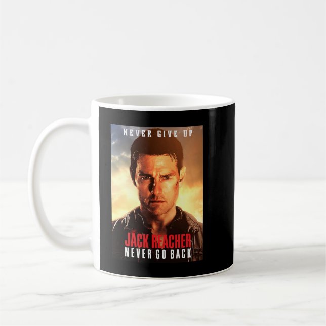 Gifts For Men Jack Reacher  Video Movie Tv Series  Coffee Mug (Left)