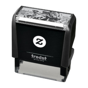 Gifts for motorcyclist self-inking stamp
