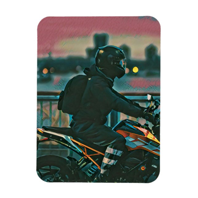 Gifts for motorcyclists magnet (Vertical)