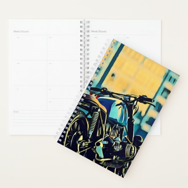 Gifts for motorcyclists planner (Display)