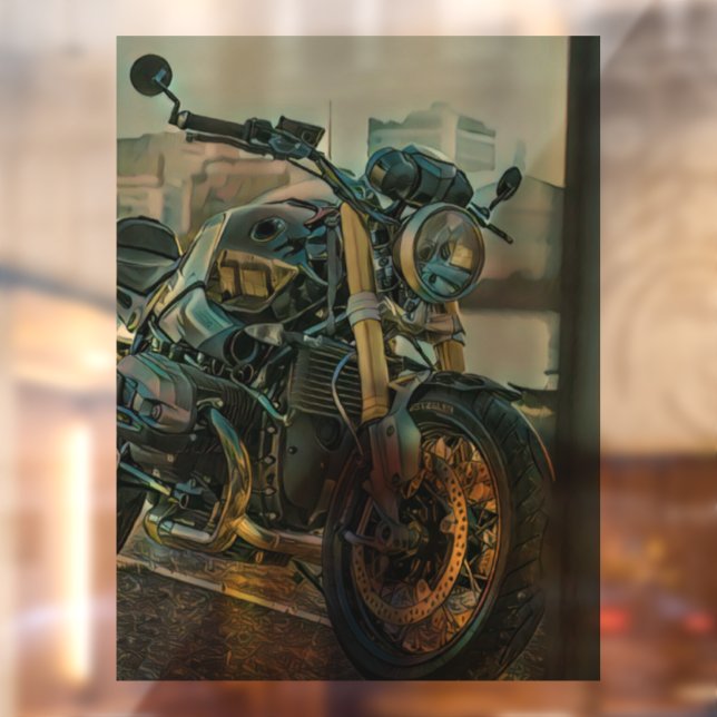 Gifts for motorcyclists window cling (Sheet 2)