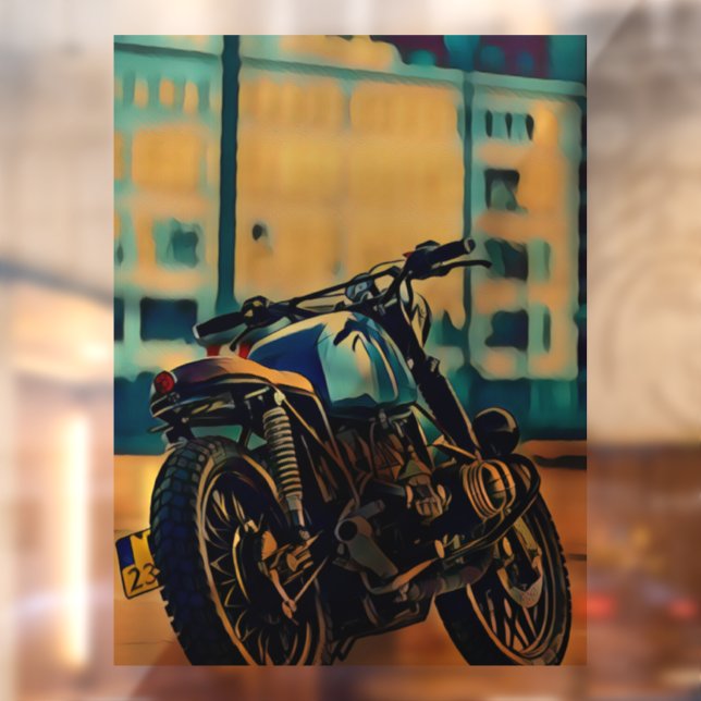Gifts for motorcyclists window cling (Sheet 2)