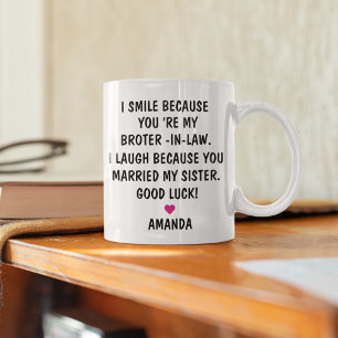 Gifts For New Brother-in-law   Brother-in-law Gift Coffee Mug