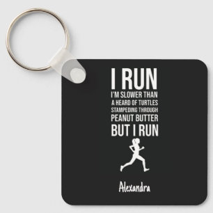 Gifts For New Runners Funny Personalized Custom Key Ring
