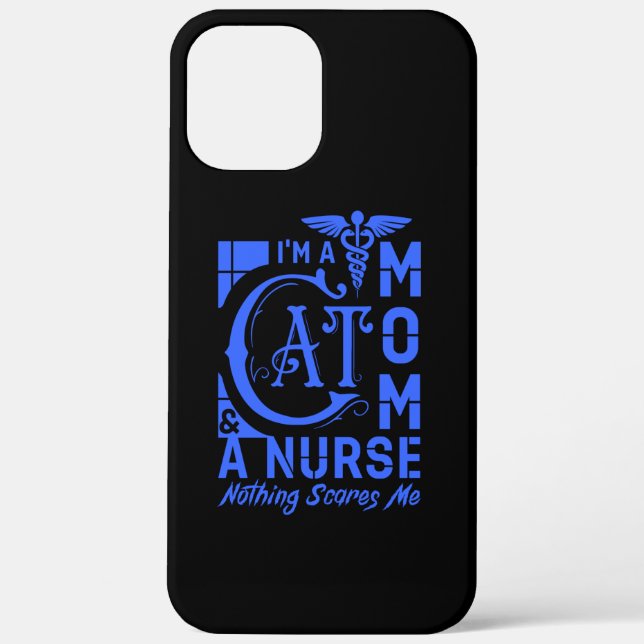 Gifts for Nurse Cat Mum Case-Mate iPhone Case (Back)