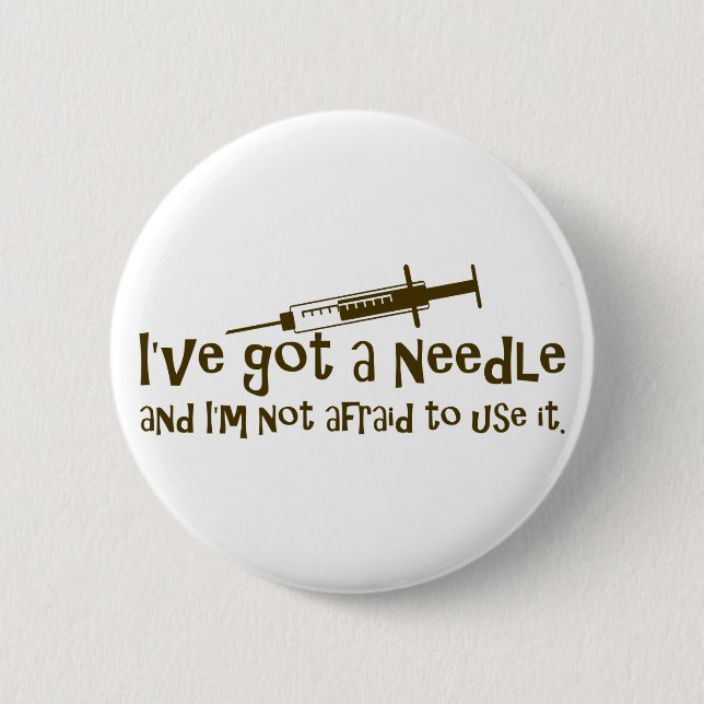 Gifts for Nurses & Diabetics 6 Cm Round Badge (Front)