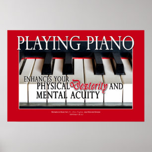 Gifts for Piano Students - Piano Education Poster
