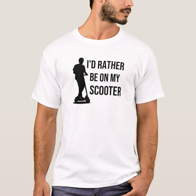 Gifts For Scooter Riders | Stunt Scooter Rider T-Shirt (Front)