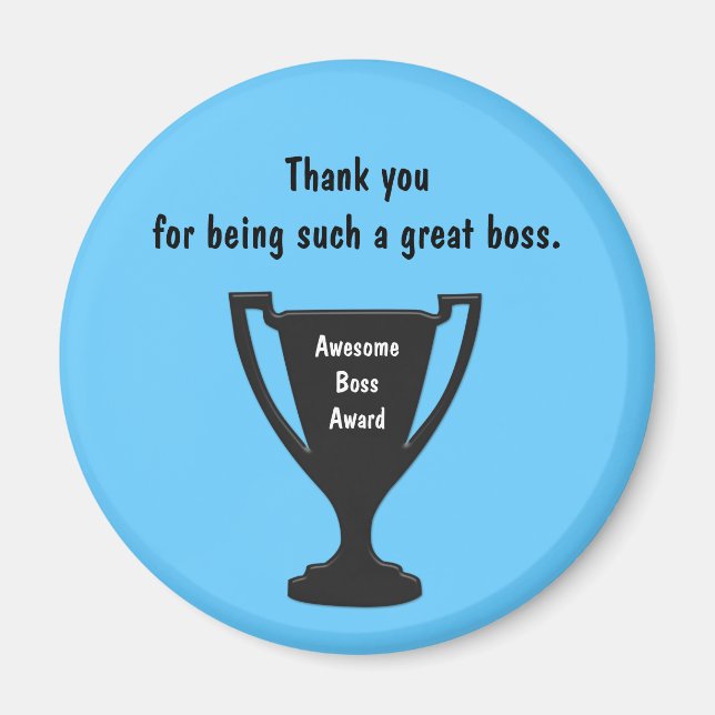 Gifts For The Boss Magnet (Front)