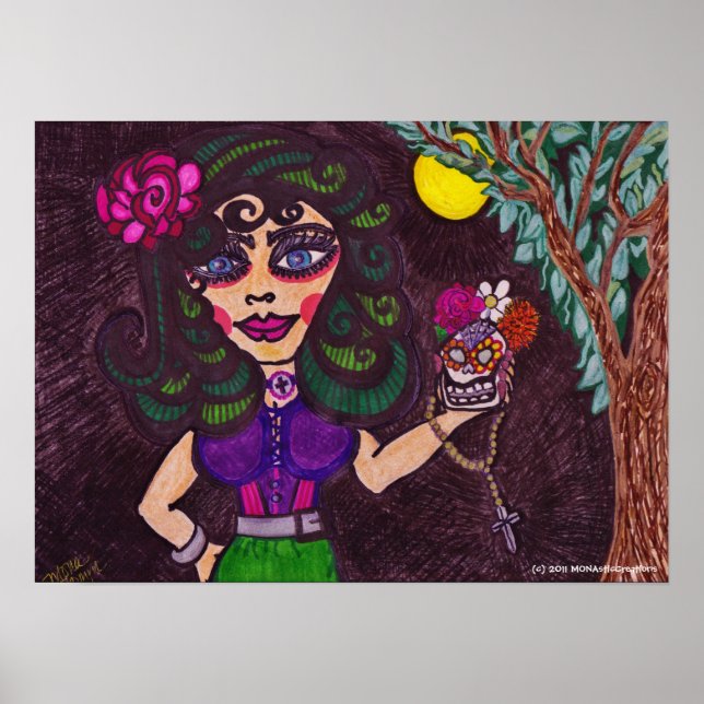 "Gifts for the Moon" Poster (Front)