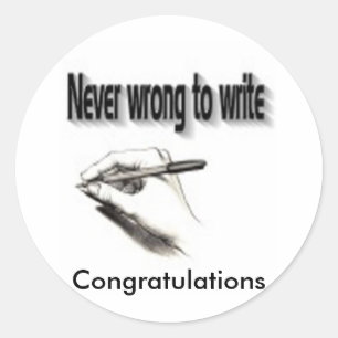 Gifts for writers stickers