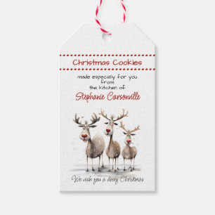 Gifts from the Kitchen Deery Christmas  Gift Tags