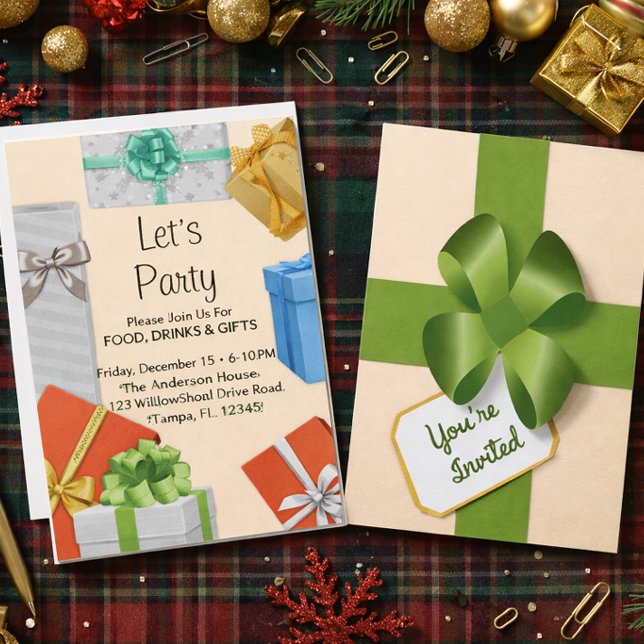 Gifts & Good Times Gathering Invitation (Creator Uploaded)