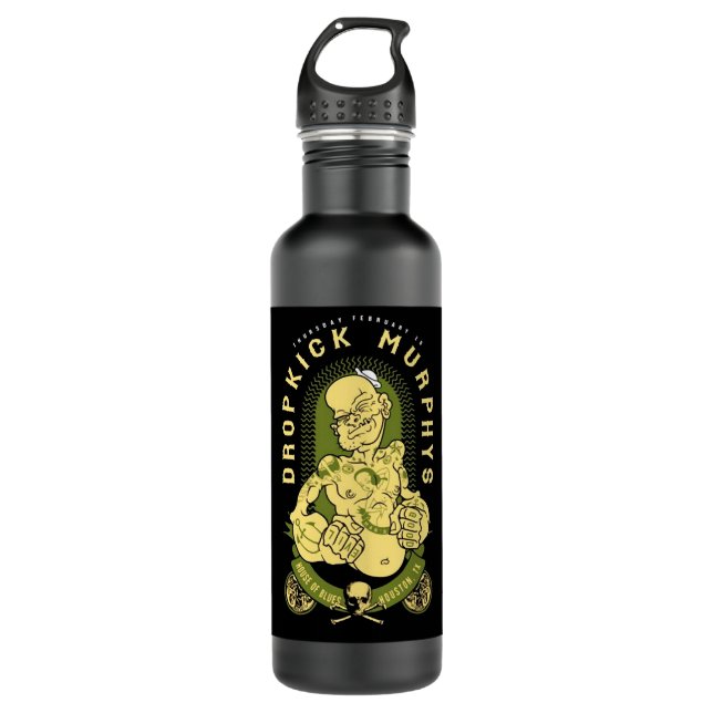 Gifts Idea Dropkick Art Dropkick Popeye  Dropkick  710 Ml Water Bottle (Front)