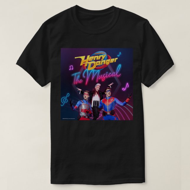 Gifts Idea Henry Danger The Musical Png Iron On Ap T-Shirt (Design Front)