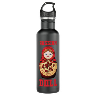 Gifts Idea Matryoshka Doll Unisex Russia Tourist N 710 Ml Water Bottle