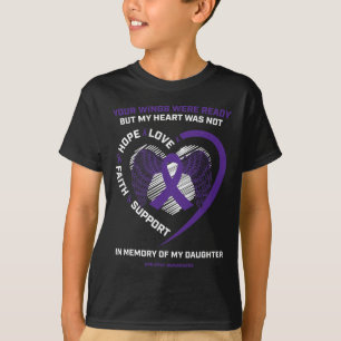 Gifts Loving Memory Of My Daughter Purple Epilepsy T-Shirt