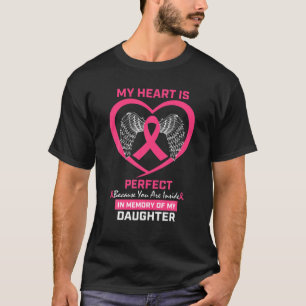 Gifts Memory Of Loving Daughter Pink Breast Cancer T-Shirt
